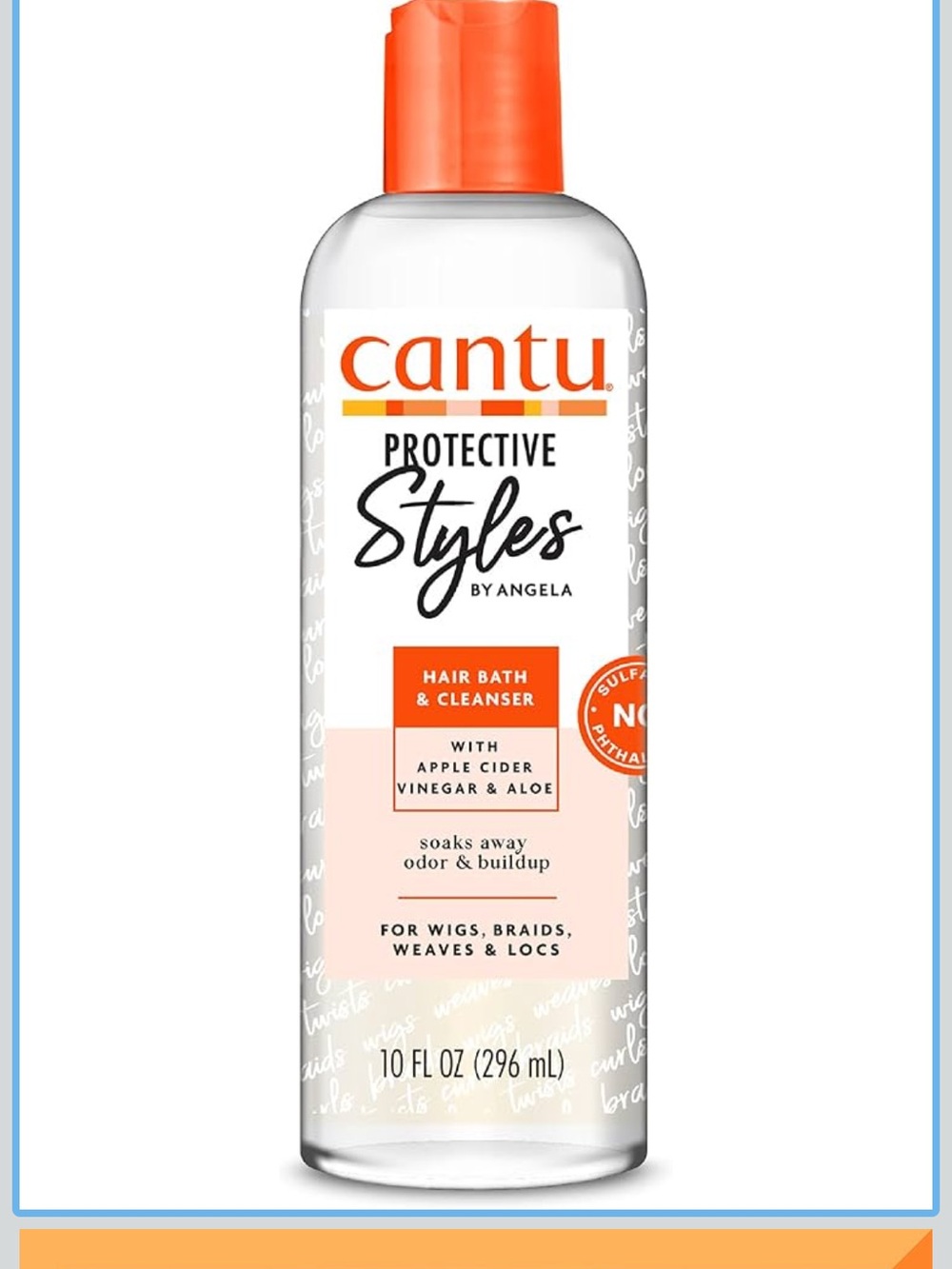 Protective Styles Hair Bath & Cleanser - Orange